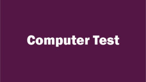 Computer Online Test